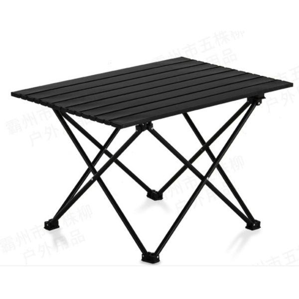 Round Ultralight Oxford Camping Table Chair Set Travel Folding Table With Cup Holder