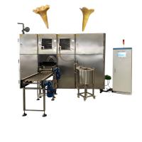 Cono automático lleno de la galleta que hace máquina ahorro de espacio de la estructura de acero
