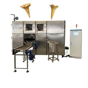 Full Automatic wafer Cone Making Machine Steel Structure Space Saving