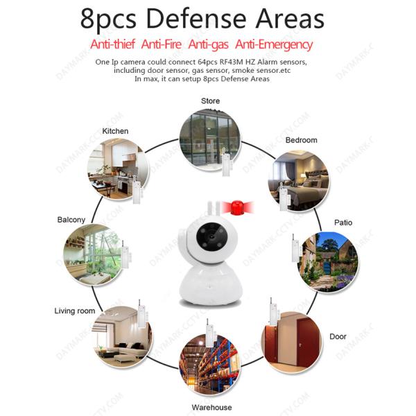 Pan Tilt wifi direct connection p2p wireless oem cctv security camera