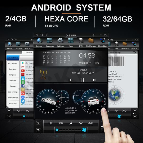 Игрок мультимедиа экрана блока головы Benz R350 W251 Мерседес вертикальный