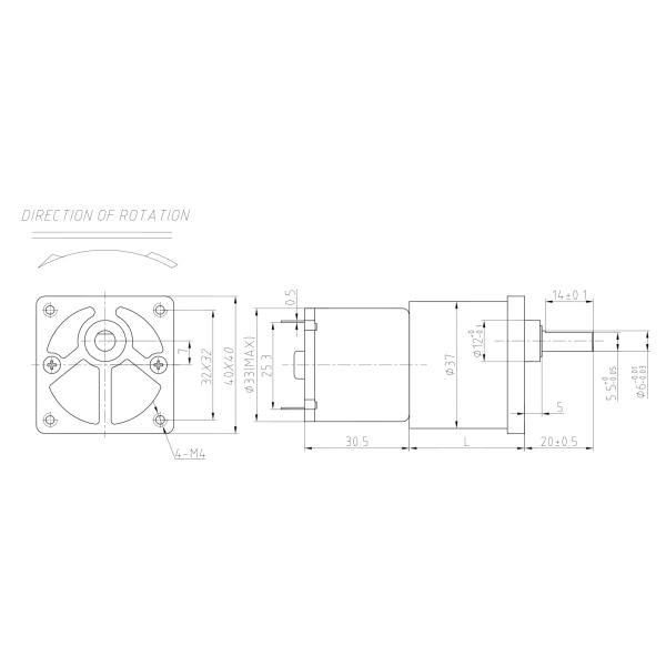 Miniature 6v 24v 12v Motor High Torque For Toys 5000rpm 25 Rpm 10kg