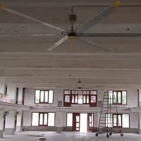 6.1m 20FT CONTROLLER PMSM Motor sin escobillas Gran ventilador HVLS de techo industrial para enfriamiento