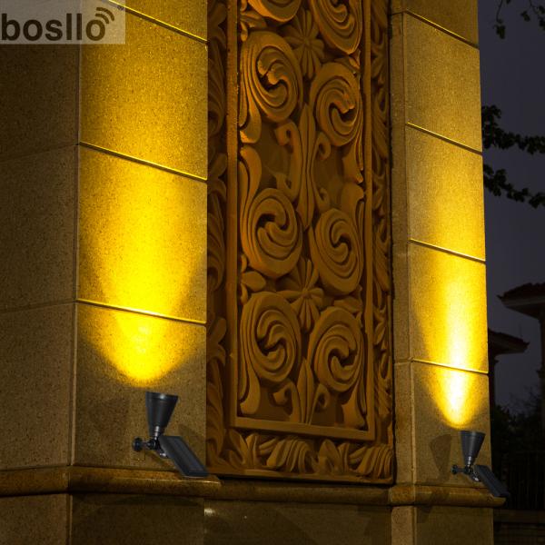 IP65 водонепроницаемые наружные солнечные светодиоды 1W светодиодные садовые фонари