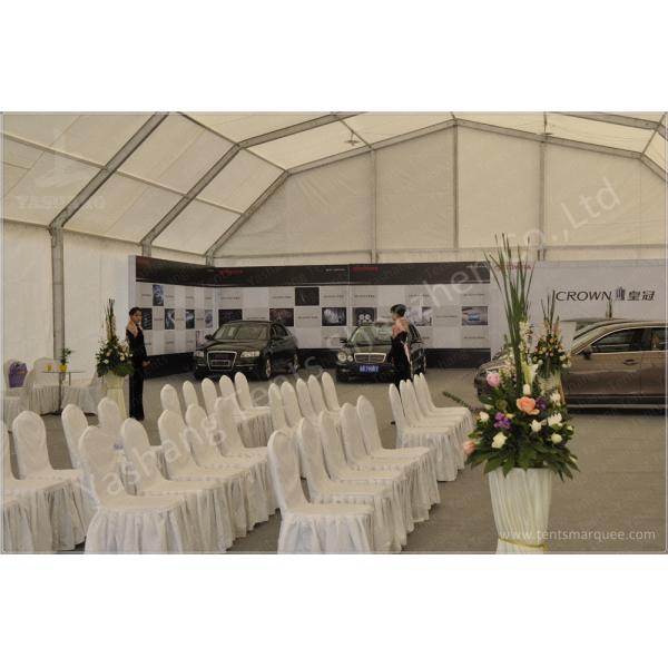Professional 15X40 M Double Pitch Car Show Outdoor Exhibition Tents Environmentally Friendly