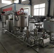 Automatic Yogurt Production Line , Pouch Package UHT Milk Processing Equipment