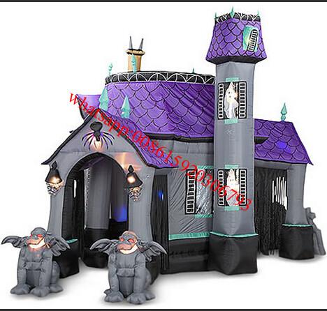 Inflatable Hallween house bouncer castle . hallween theme tent