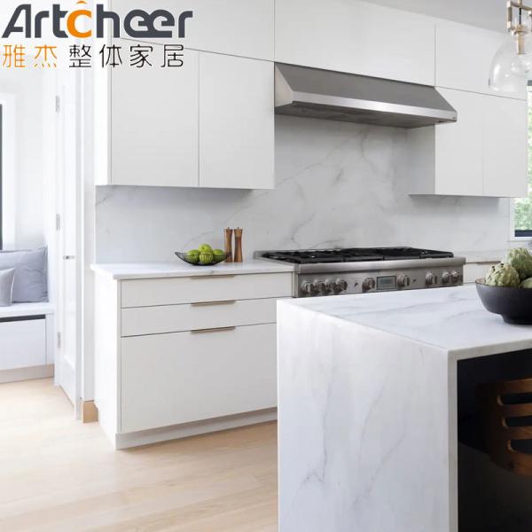 Modular Kitchen Cabinets Eco-Friendly Plywood for Modern Villa Kitchen Storage Design