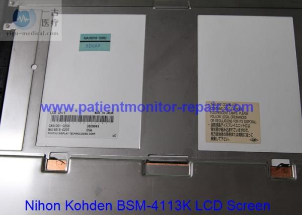 Painel LCD médico CA51001-0258 NA19018-C207 do monitor paciente de Nihon Kohden BSM-4113K das peças sobresselentes