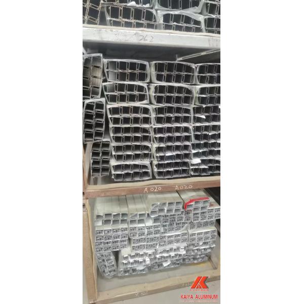 Gold Anodizing Aluminum Windows Door Extrusion Profiles 1.3mm Thickness