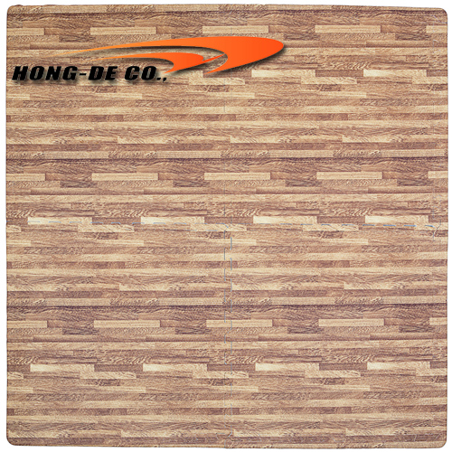 1/2 Soft Wood Grain Kids Foam Mats
