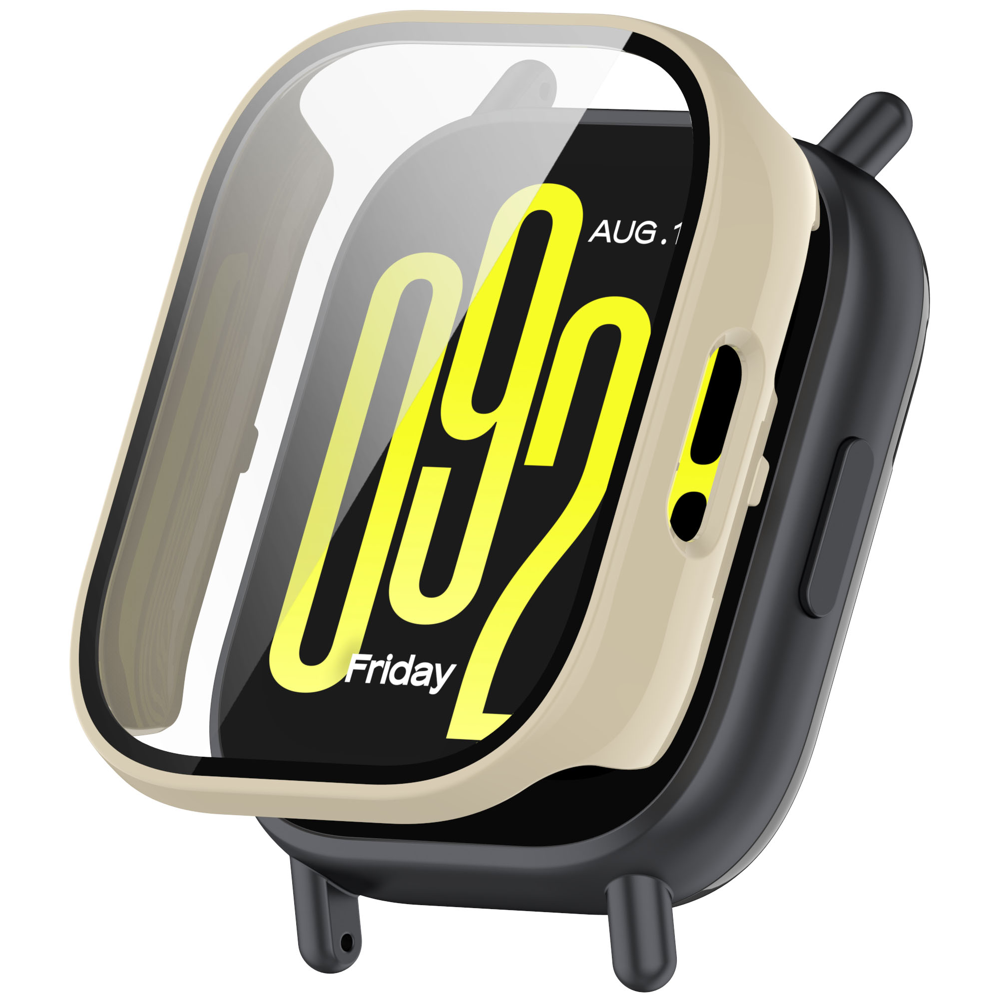 Eraysun for Redmi Watch 5 Lite Case Film All-In-One Case Screen Protection Watch Case