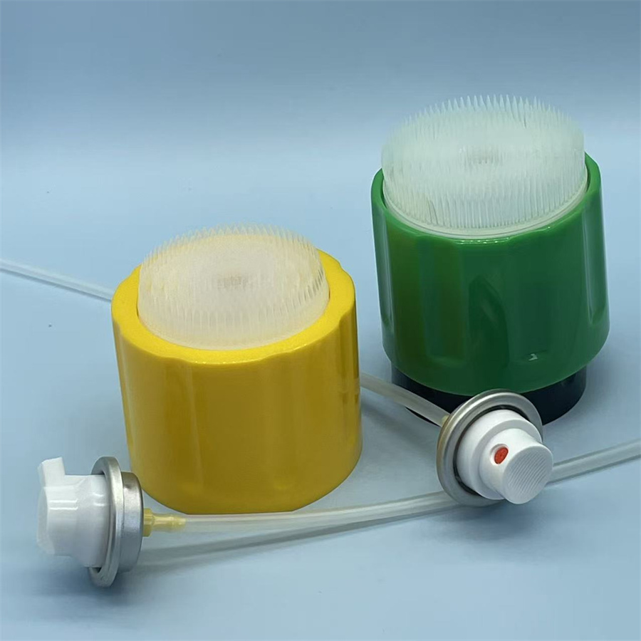 Foam Cleanser Spray Valve and Sealing Cap, Universal Car Care Dispensing Fitting, Standard Specification for Automotive Exterior Foam Cleaning and Washing Usage