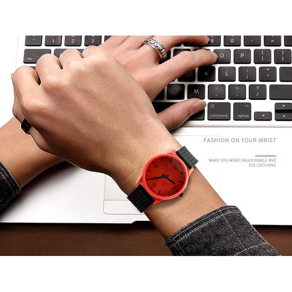 3 ATM делают случай водостойким сплава брызг масла ремня силикона дозора кварца людей