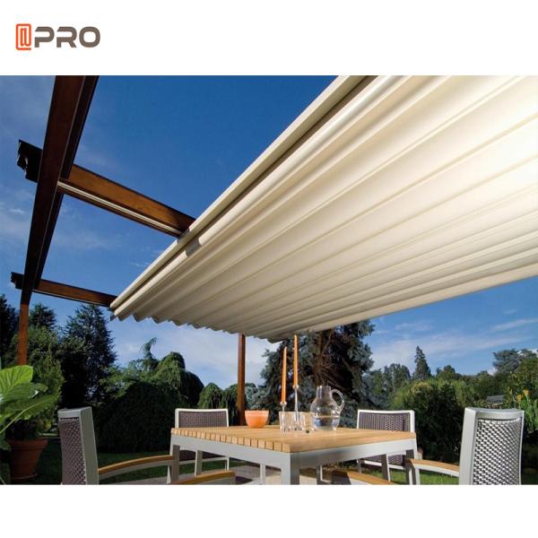 Flexible Outdoor Patio Retractable Aluminum House Awnings Modern Motorized
