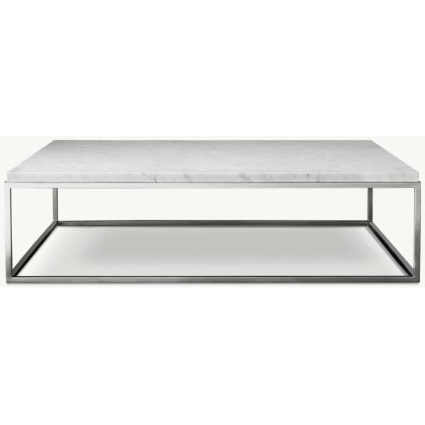Homes Coffee Table Furniture With Customizable Size Stainless Steel And Sintered Stone Top