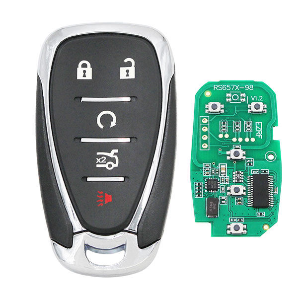 Auto Parts For Chevrolet Cruze Camaro Malibu 5 Buttons 315Mhz HYQ4AA Smart Keyless Car Fob