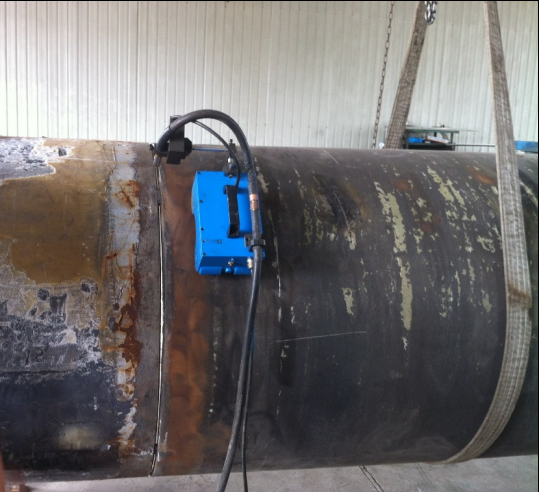 220В Магнитный тип Автоматическая стальная труба сварочная машина для строительства труб