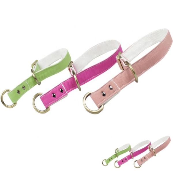 C506 Wholesale Canvas Adjustable Sublimation Dog Collars and Leads,  Dog Collar Making Supplies