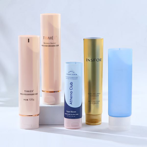 Custom Cosmetic Tube Packaging with Leak-Proof Sealing, Lightweight Design, and Custom Printing for Skincare & Beauty Products