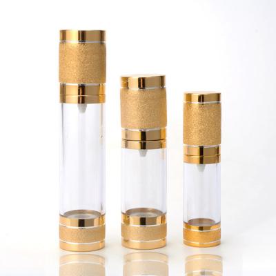 Garrafas mal ventiladas cosméticas 15ml 30ml 100ml da loção do ABS do ANIMAL DE ESTIMAÇÃO do PE