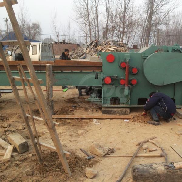 Large Wood Board MDF Wood Waste Crusher with 1470 * 1550 * 970 mm Dimension and 160 * 400 mm Material Size