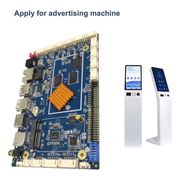 Interactive Touch Screen Rockchip Motherboard RK3566 LVDS HDMI 4K Arm Android Motherboard