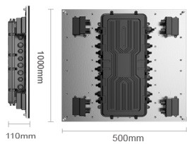 Внешние интерактивные светодиодные экраны на полу с углом обзора H160-V160 и мощностью 200/100 Вт.