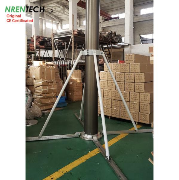 30m telescoping antenna pole 300kg payloads-5.5m closed height-for antenna-heavy duty payloads pneumatic mast