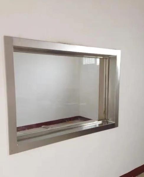Medical 1.7mmpb-6.71mmpb Radiation Protection Lead Glass Light Transmittance ≥90%