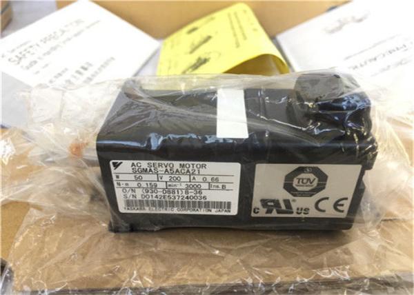 Feito em Japão 1 servo motor 3000r/min novo do PC SGMAS-A5ACA21 0.519N.m na caixa