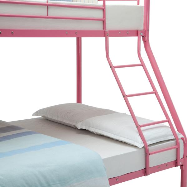 Custom Iron Tube Bed ,  Industrial Metal Bunk Beds Glossy Finish