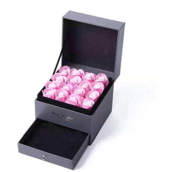 Embossing Lid And Base Gift Box for Valentine's Wedding Birthday