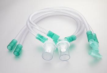 Le PVC de respiration médical jetable de circuit a ridé des dispositifs de voie aérienne d'anesthésie