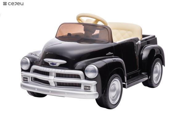 Licensed Chevrolet Silverado 12V Kids Electric Powered Ride on Toy Car with Remote Control & Music Player,