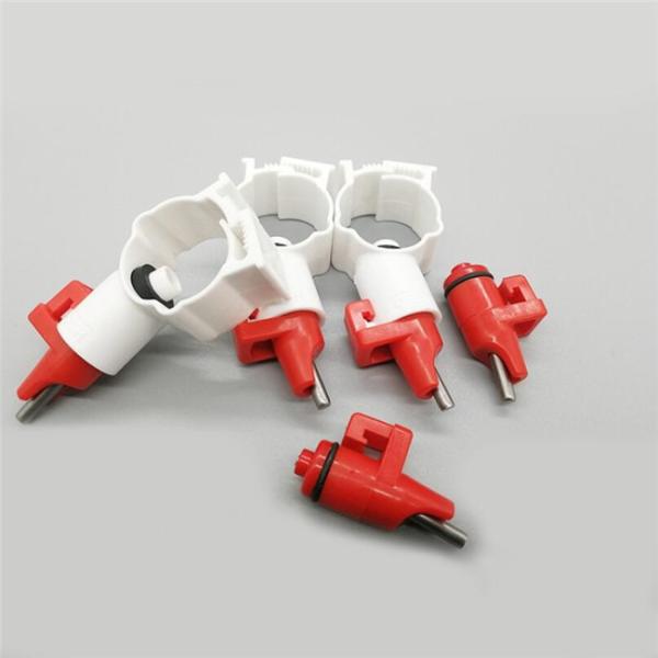 Непромокаемая ниппель Waterer утки гусыни Pvc пьяниц воды птицы