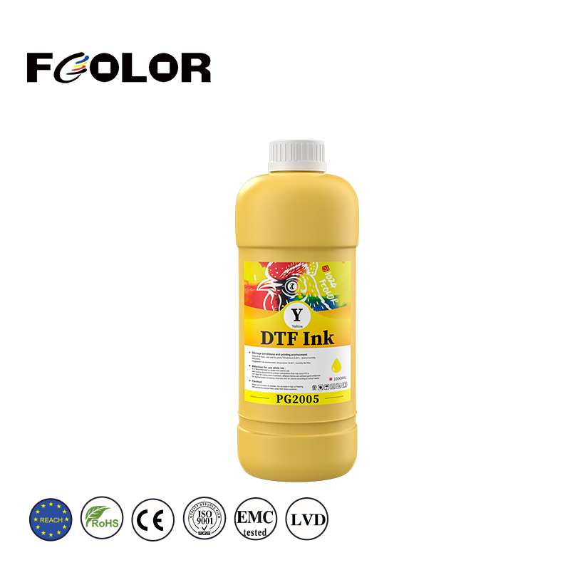 FCOLOR Premium 1000ML DTF Ink Inkjet White Ink Transfer Film Ink Dtf for L1800 Dx5 4720 I3200 XP600 8550 Film Printer Transfer