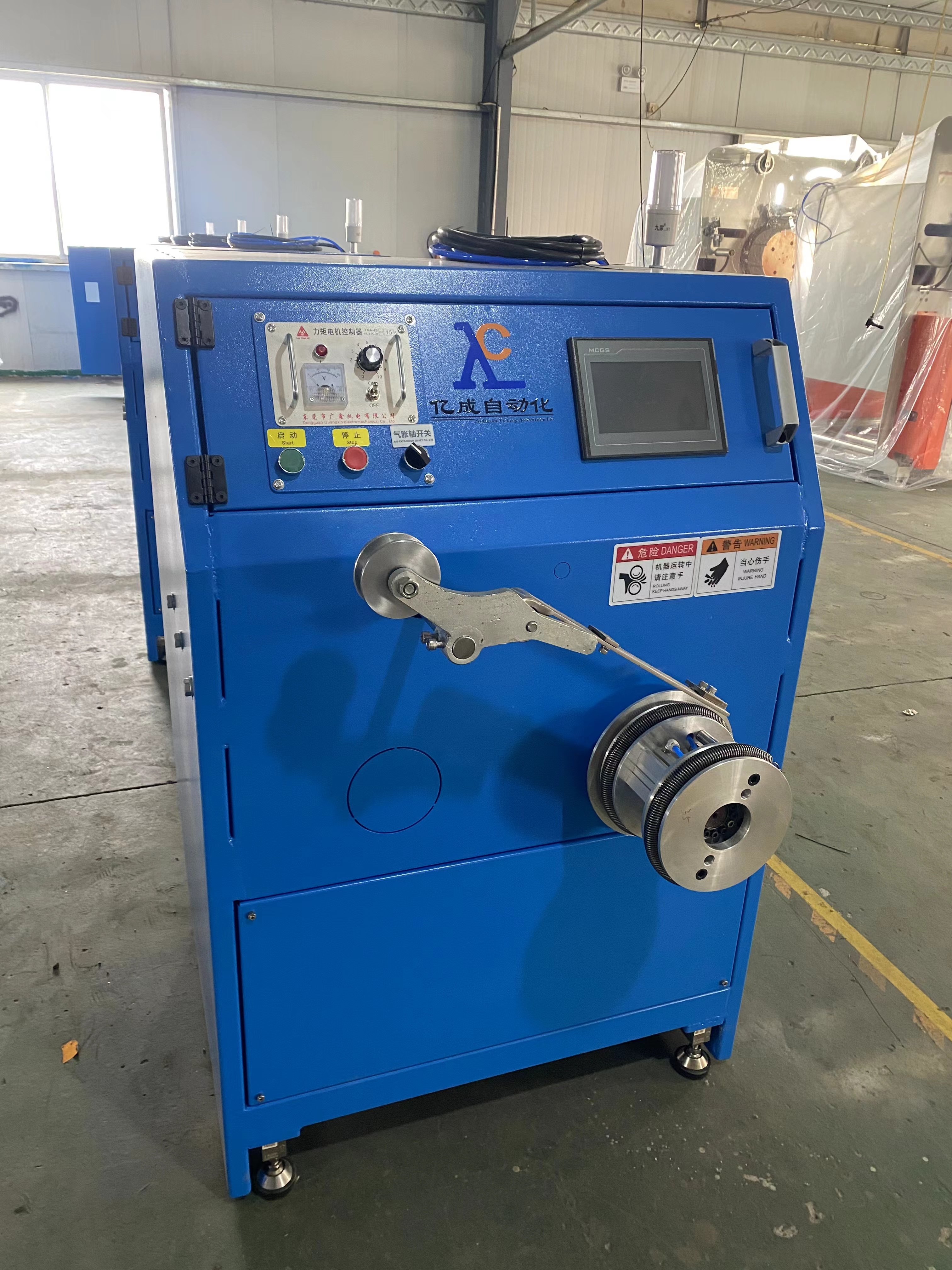 Industrial PP Strapping Winder 0.4mm – 1.4mm Thickness Automatic Strapping Machine