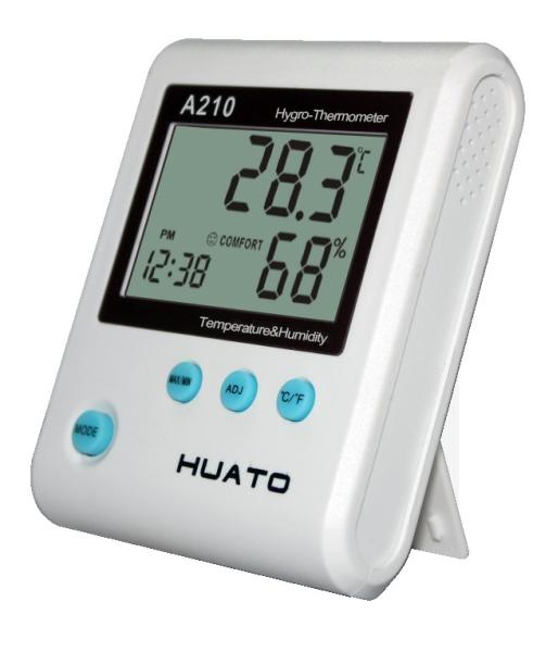 2 dans 1 thermomètre numérique avec l'humidité, moniteur d'humidité de thermomètre