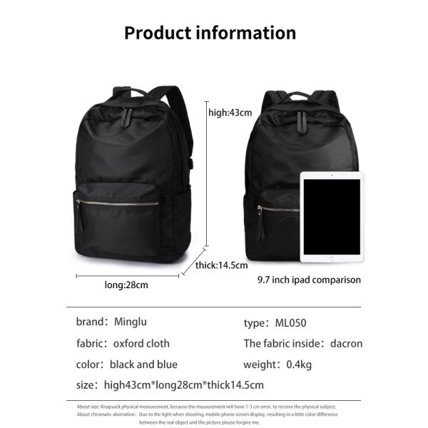 Factory wholesale custom logo backpack fashion leisure waterproof school bags for middle school students