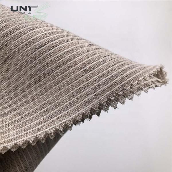 Soft Cotton Canvas Horse Hair Interlining For Suitbruckram Interlining