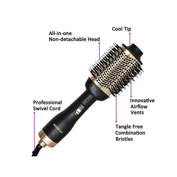 Ultralight фен для волос ROHS многофункциональный чистит противостатический один шаг щеткой