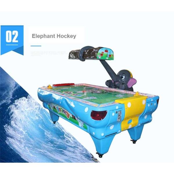 Coin Operated Two Players Dolphin Air Hockey Table For Game Center
