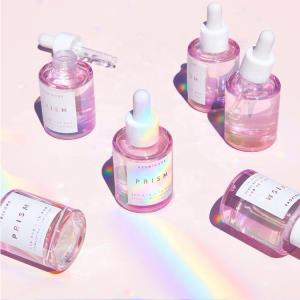 casquillo azul de Amber Glass Dropper Bottle Childproof del claro 1oz antichoque