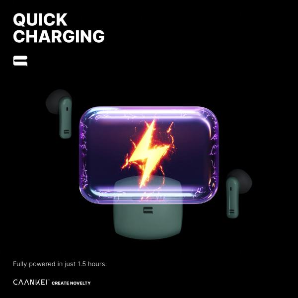 8cm-15cm IPX4 True Wireless Stereo Earphones Anc Earbuds With Microphone 42dB