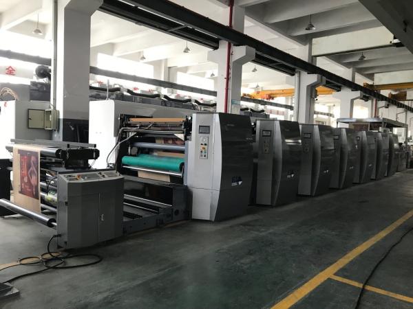 Unit Type Flexo Printing Machine 6 Colour Eco - Friendly Multifunctional