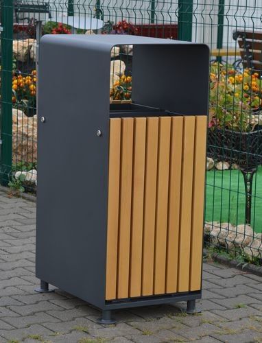 Противоокислительн суша мусорный бак 32 галлонов на открытом воздухе деревянный