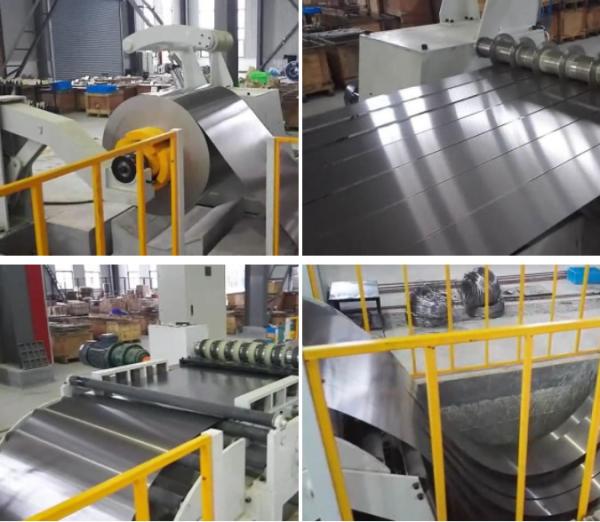 Máquina de corte de aço 220/380/415/440V da bobina da elevada precisão 4x1350mm
