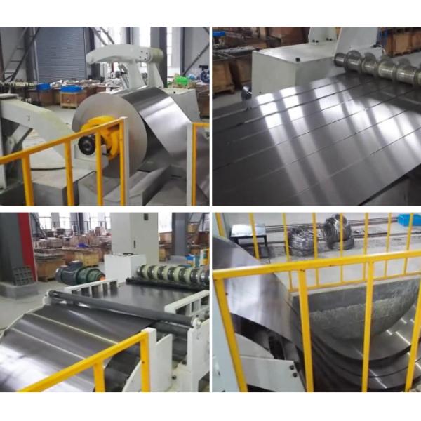 Thickness 0.5-2mm Steel Strip Cutting Machine High Precision Slitting Machine 90m/min