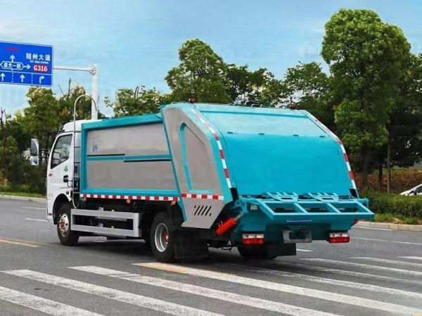 Dongfeng Compression Pure Electric Truck For Garbage Collection Eco Friendly